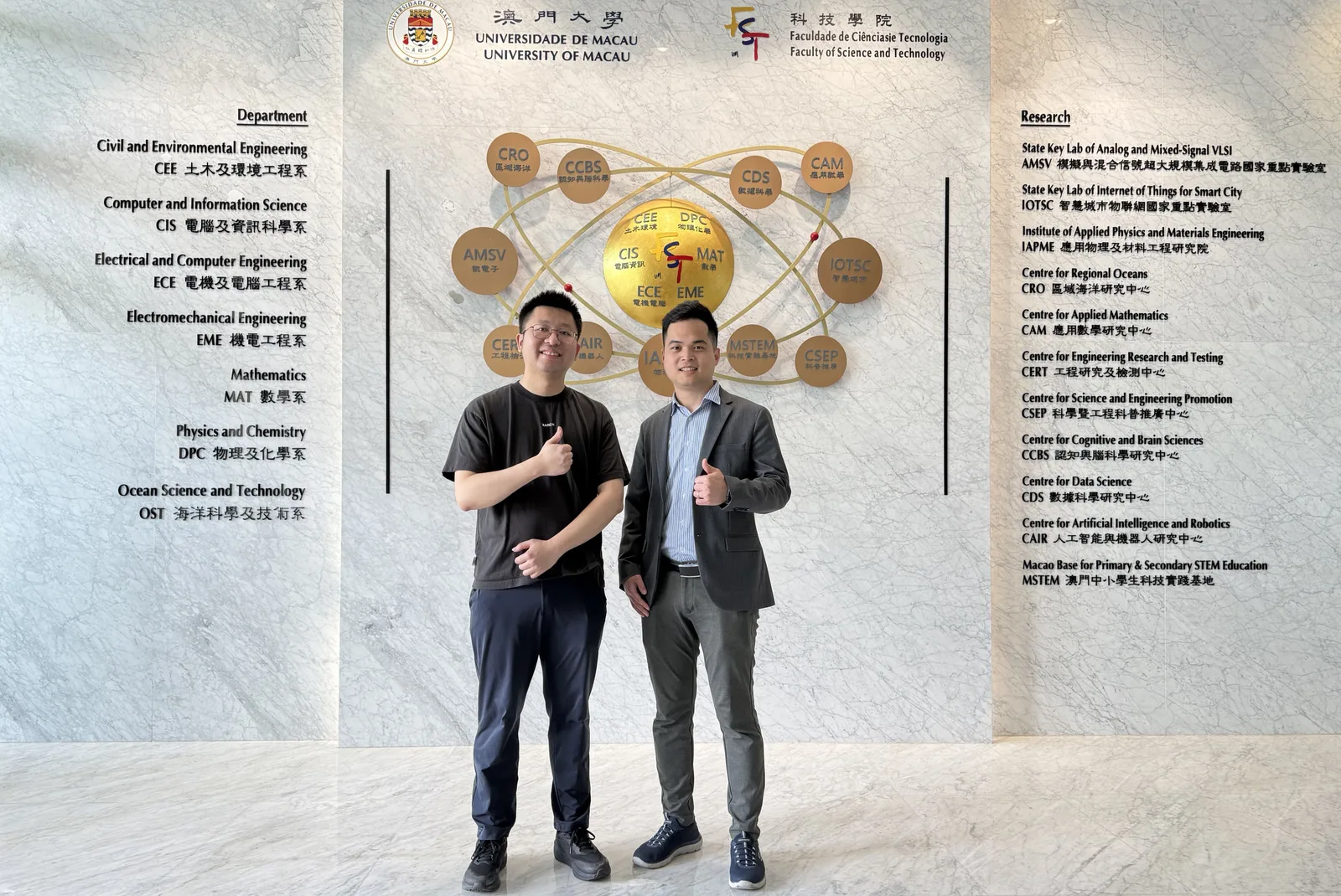 With Prof Qingbiao Li, Macau, 2025.